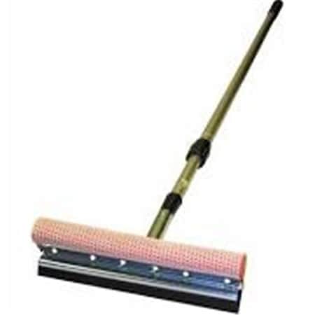 Carrand Carrand C51-9500 Scrub - N Squeegee 10in. Metal Head with Extension Pole C51-9500
